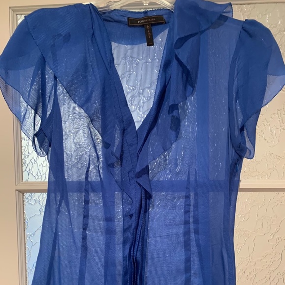 BCBG Blue elegant Blouse - Picture 1 of 1